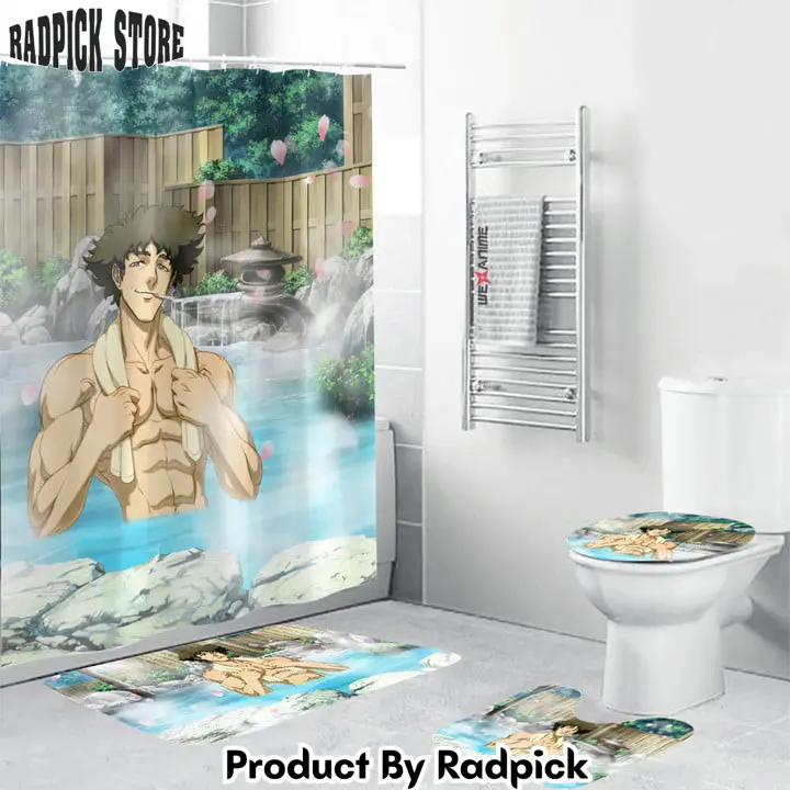 Cowboy bebop boys hot spring spike spiegel combo bathroom set   rp0158996